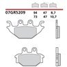 Organic front brake pads - 07GR5209-CC-A