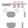 Pastiglie freno organiche - MQ-07GR09-CC-A
