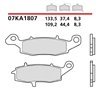 Organic front brake pads - 07KA1807-CC-A