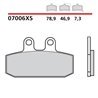 Sintered front brake pads for scooters - MQ-07006-XS-A