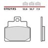 Sintered front brake pads for scooters - MQ-07021-XS-A