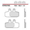 Sintered front brake pads for scooters - MQ-07057-XS-A