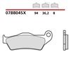 Off-road soft sintered front brake pads - MQ-07BB04-SX-A