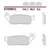 Organic rear brake pads for scooters - MQ-07098-CC-P
