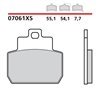 Sintered rear brake pads for scooters - MQ-07061-XS-P