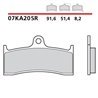 Soft sintered front brake pads - MQ-07KA20-SR-A