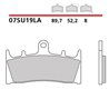 Tourist sintered front brake pads - MQ-07SU19-LA-A Brembo