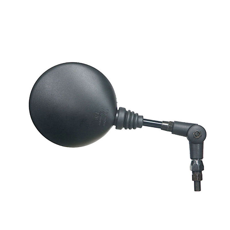 Specchietto universale tondo dx/sx reclinabile nero E-MARKED Forbikes