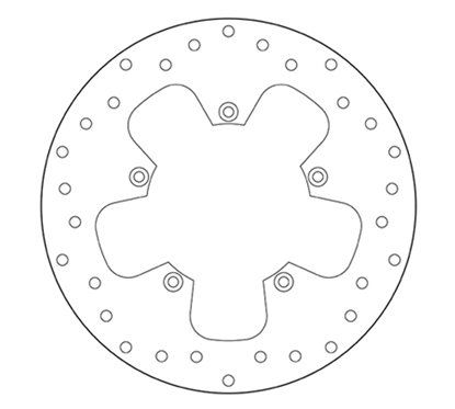Fixed front brake disc Brembo - MQ-68B40798-A