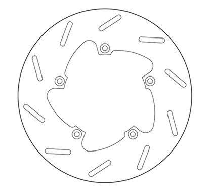 Fixed front brake disc Brembo - MQ-68B40739-A