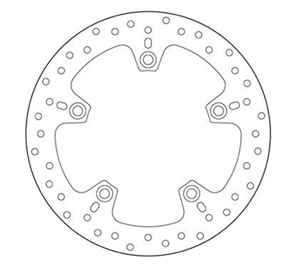 Fixed front brake disc Brembo - MQ-68B407C0-A