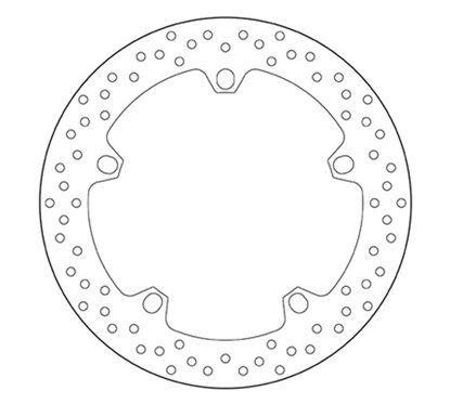Fixed front brake disc Brembo - MQ-68B407D6-A