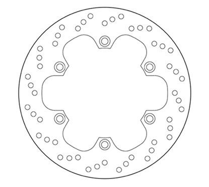 Fixed front brake disc Brembo - MQ-68B407E9-A