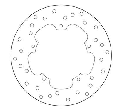 Fixed front brake disc Brembo - MQ-68B40776-A