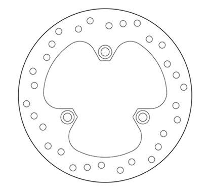 Fixed front brake disc Brembo - MQ-68B40767-A