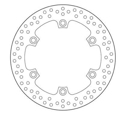 Fixed front brake disc Brembo - MQ-68B407A6-A