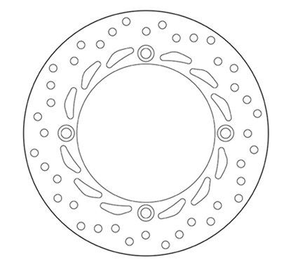Fixed front brake disc Brembo - MQ-68B407A5-A