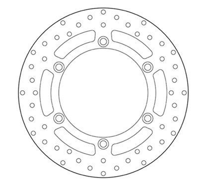 Fixed front brake disc Brembo - MQ-68B407E7-A