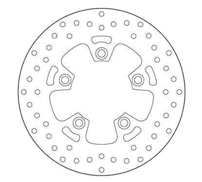 Fixed front brake disc Brembo - MQ-68B40771-A