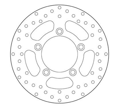 Fixed front brake disc Brembo - MQ-68B40795-A