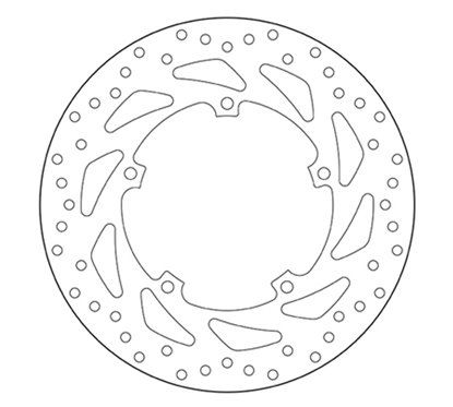 Fixed front brake disc Brembo - MQ-68B407C5-A