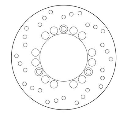 Fixed front brake disc Brembo - MQ-68B40737-A