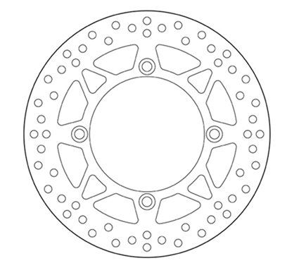 Fixed front brake disc Brembo - MQ-68B407B5-A