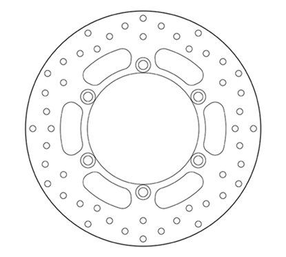 Fixed front brake disc Brembo - MQ-68B407E6-A