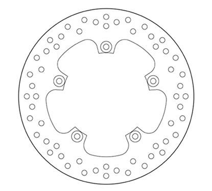 Fixed front brake disc Brembo - MQ-68B407C2-A