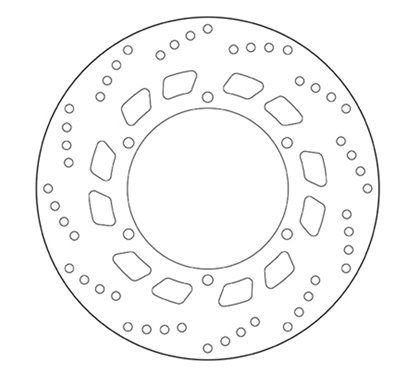 Fixed front brake disc Brembo - MQ-68B407D0-A