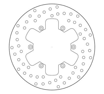 Fixed front brake disc Brembo - MQ-68B407C1-A