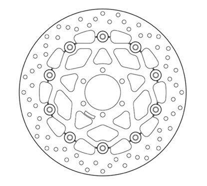Front floating brake disc Brembo - MQ-78B40850-A