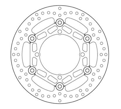 Front floating brake disc Brembo - MQ-78B40810-A