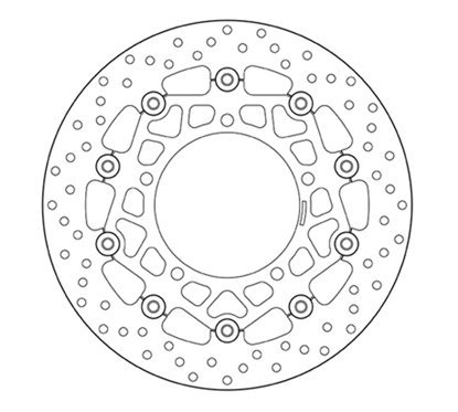 Front floating brake disc Brembo - MQ-78B40866-A