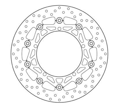 Front floating brake disc Brembo - MQ-78B40872-A