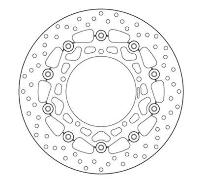 Front floating brake disc Brembo - MQ-78B40860-A