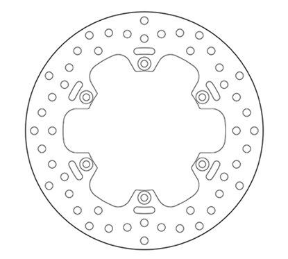 Fixed rear brake disc Brembo - MQ-68B40753-P