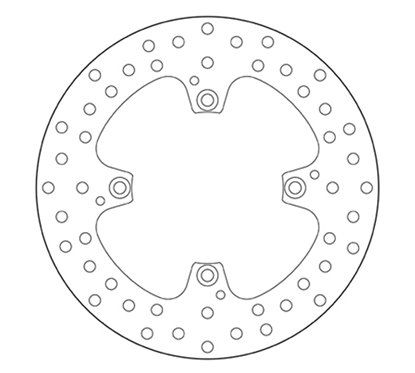 Fixed rear brake disc Brembo - MQ-68B40792-P