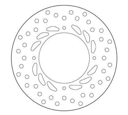 Fixed rear brake disc Brembo - MQ-68B40748-P