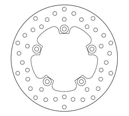 Fixed front brake disc Brembo - MQ-68B407G2-A