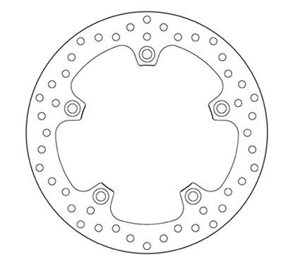 Fixed front brake disc Brembo - MQ-68B407G0-A