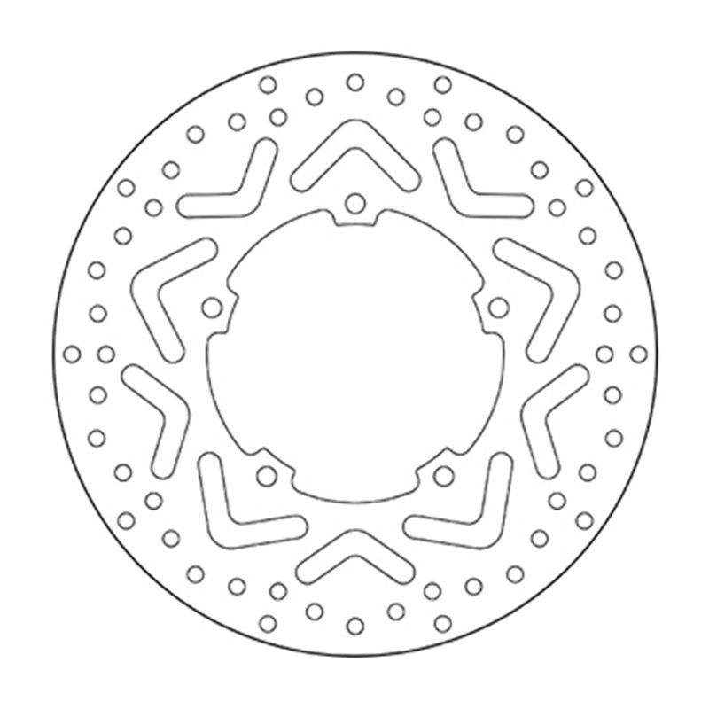 Fixed front brake disc Brembo - MQ-68B407F7-A