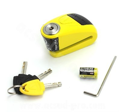 ACSUD blocca disco allarme b-lock-10 giallo / nero classe sra 603036