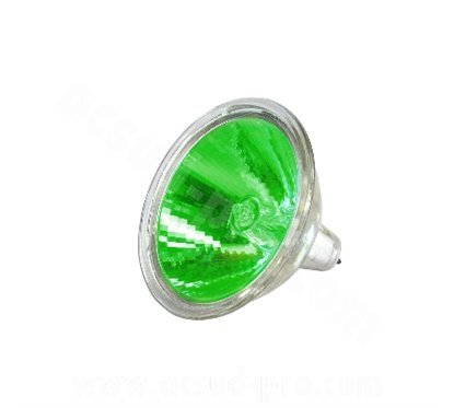 ACSUD lampada alogena dicroica 12v 25w verde 222102