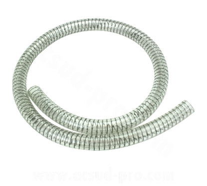 tubo radiatore spiral inox 15 x 22mm yamaha 50 aerox trasparenti rinforzati (1m) 093801A