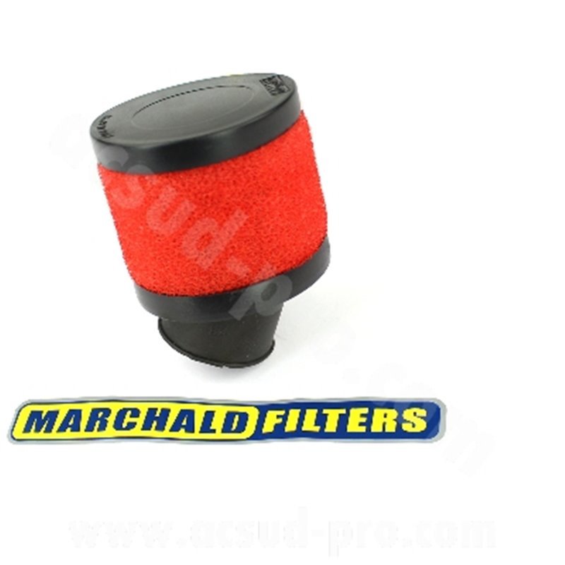 MARCHALD  filtro aria small filter rosso l75mm diam. 28 ang.30° 114225A