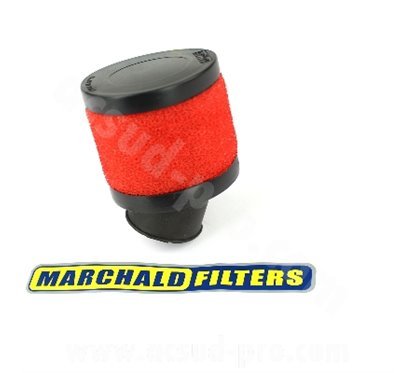 MARCHALD  filtro aria small filter rosso l75mm diam. 28 ang.30° 114225A