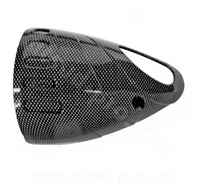 RBMAX protezione paracalore collettore di scarico / marmitta tmax 2001/2007 carbon look 368000Q