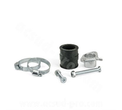 TNT collettore + manicotto flessibile peugeot 50 tkr / trekker / speedfight / buxy / elyseo /...