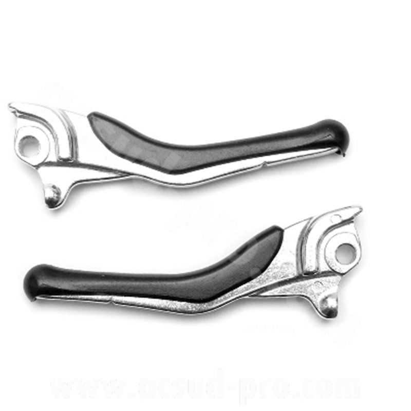 TNT coppia leve nitro argento racing + inserto in gomma 331815